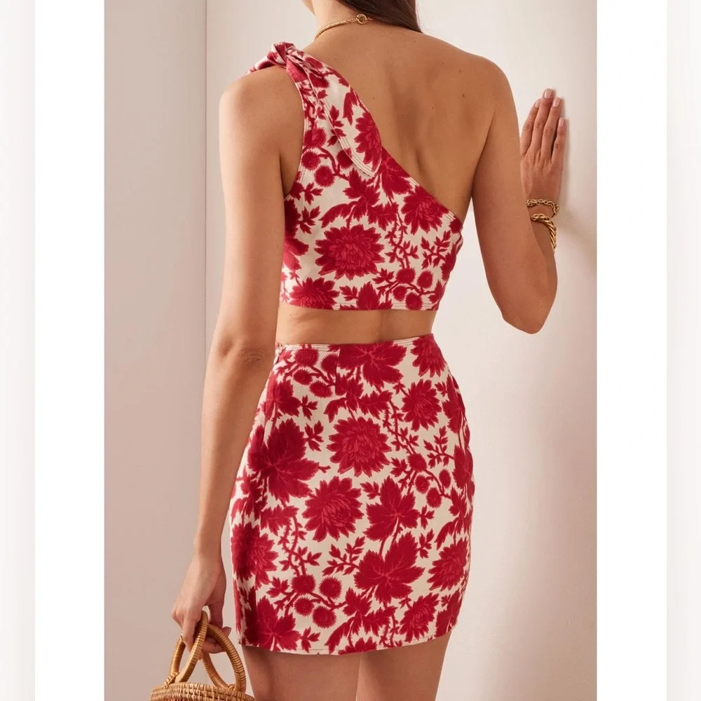 SIR the label Floral One Shoulder Dress - Picture 3 of 7